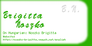 brigitta noszko business card